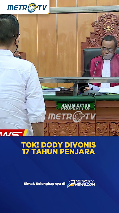 Download lagu Tok! Dody Prawiranegara Divonis 17 Tahun Penjara #shorts