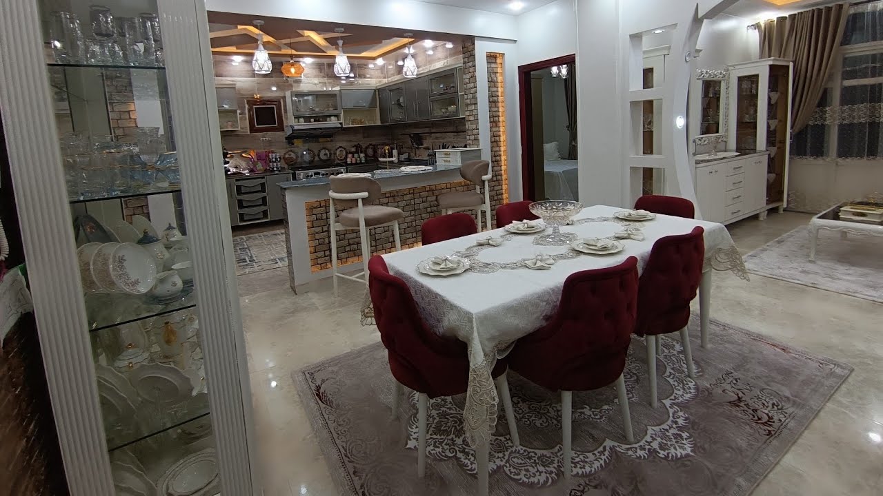 فرش شقه عروسه قمر في كل تفاصيلها اللهم بارك تابعي وانتي تحكمي