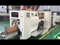 RZJD-G350 sharp bottom grocery paper bag making machine with plastic window