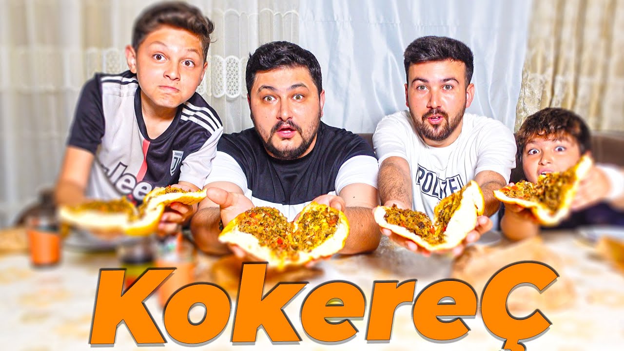 İlk Dəfə Oğullarımla Kokoreç Yedik