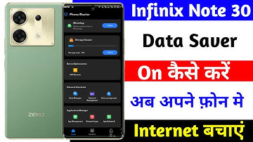 infinix note 30 data saver setting | infinix note 30 data saving mode