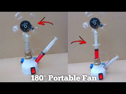 How to make a mini Portable Fan - simple experiment - YouTube