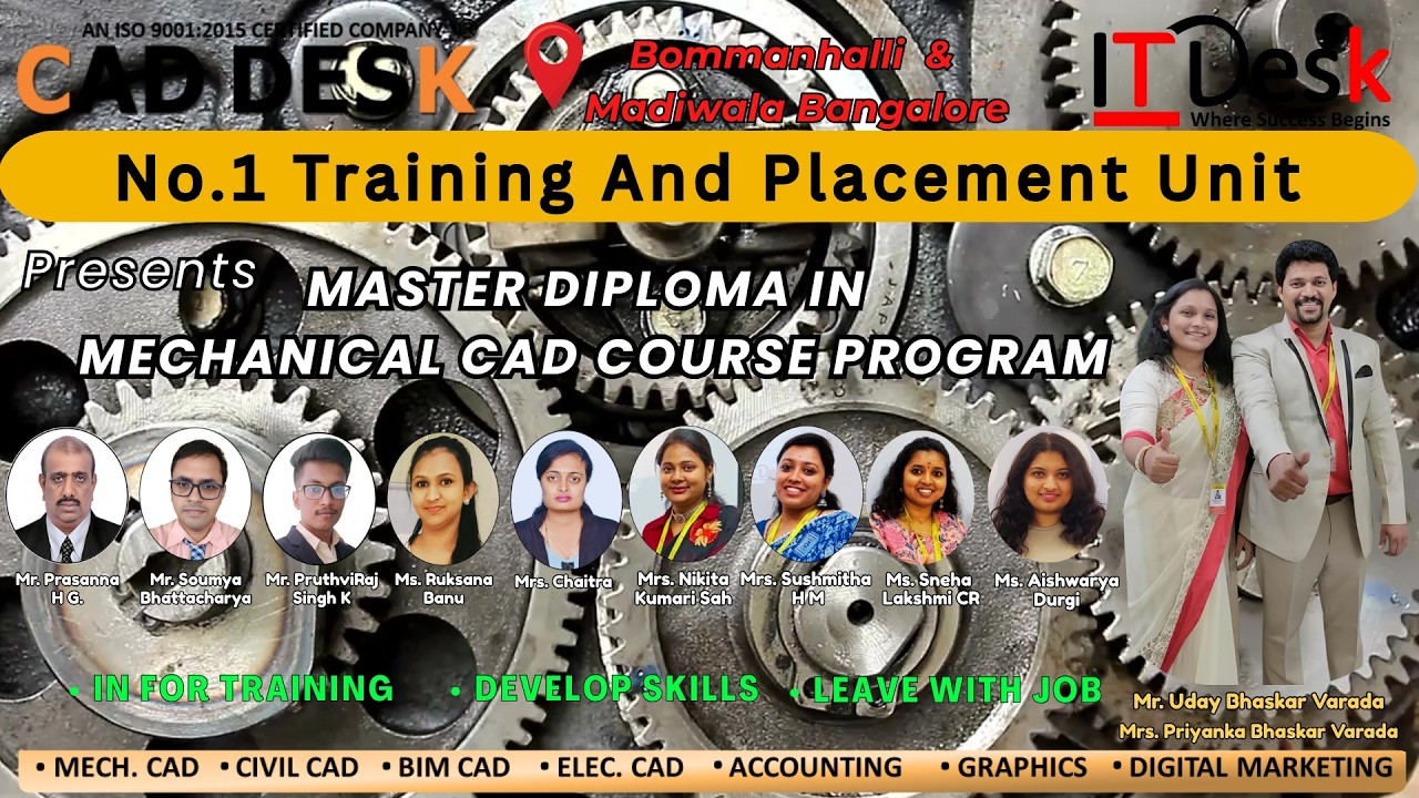 Master Diploma in Mechanical CAD_Placement Category_Course Program
