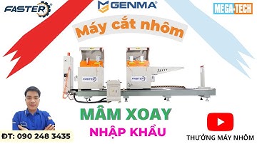 Máy cắt nhôm 2 đầu mâm xoay mới nhất 2023 | Faster F500 mâm xoay mẫu mới nhất 2023