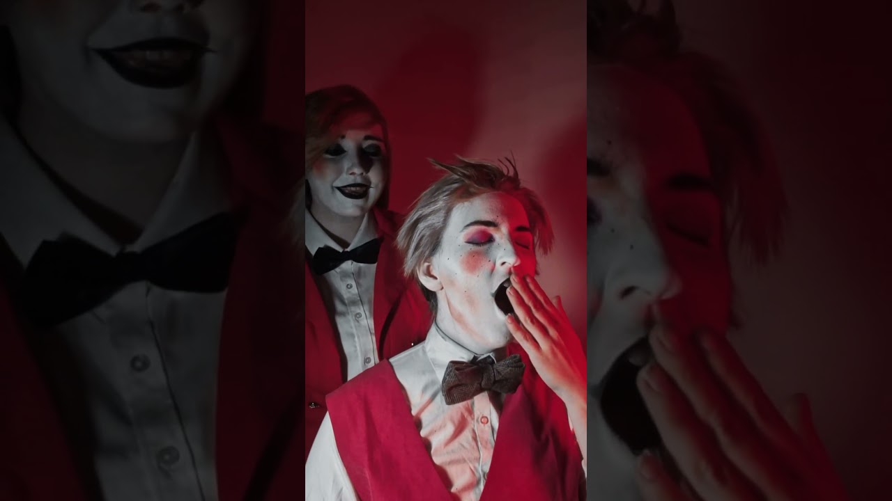 🥰 Lucifers cute little yawn🥹 Ft. Charlie Morningstar 😇 Hazbin Hotel cosplays #shorts