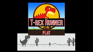 T-Rex Runner, the Google Chrome easter-egg game. screenshot 2