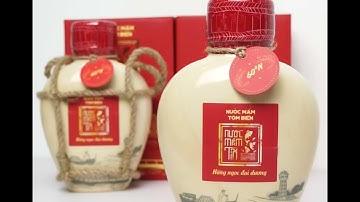 Bình Gốm Nước Mắm Tĩn Tôm Biển Truyền Thống 60N Đạm 500Ml