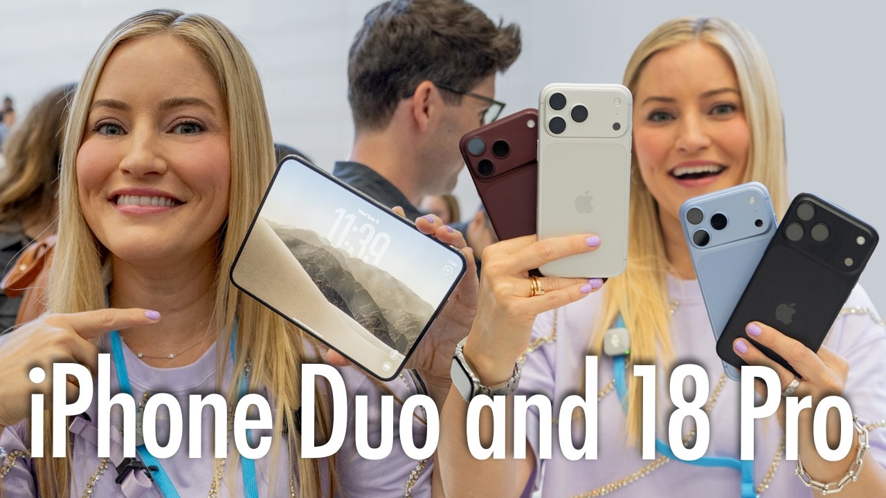 Hands on with iPhone Duo + iPhone 18 Pro - What you need to know!