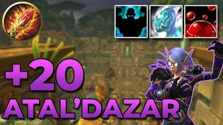 Arcane Mage M+ 20 Atal'dazar Fortified | 145k Overall | 10.2 WoW Dragonflight