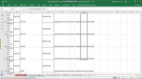 Chèn QR Code hàng loạt vào file Excel