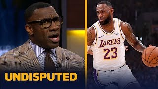 Shannon Sharpe gives LeBron James a 'B+' for his performance in a win over Suns | NBA | UNDISPUTED