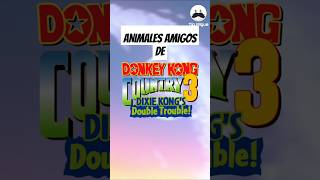 🦏 Animales Amigos de Donkey Kong Country 3#rareware #nintendo #donkeykongcountry