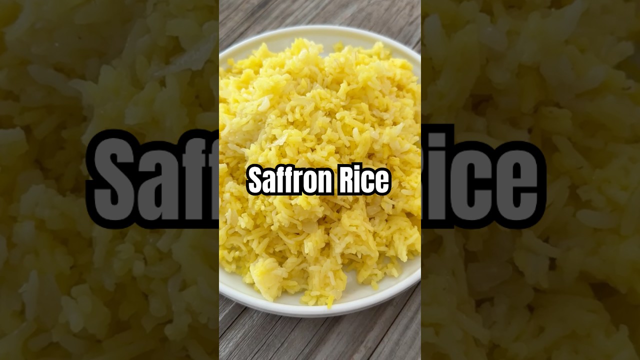 Persian Saffron Rice in 30 Minutes