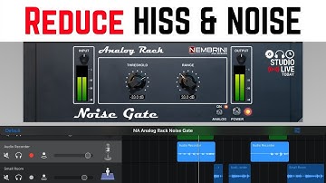 How to reduce HISS and NOISE in GarageBand iOS (iPad/iPhone)