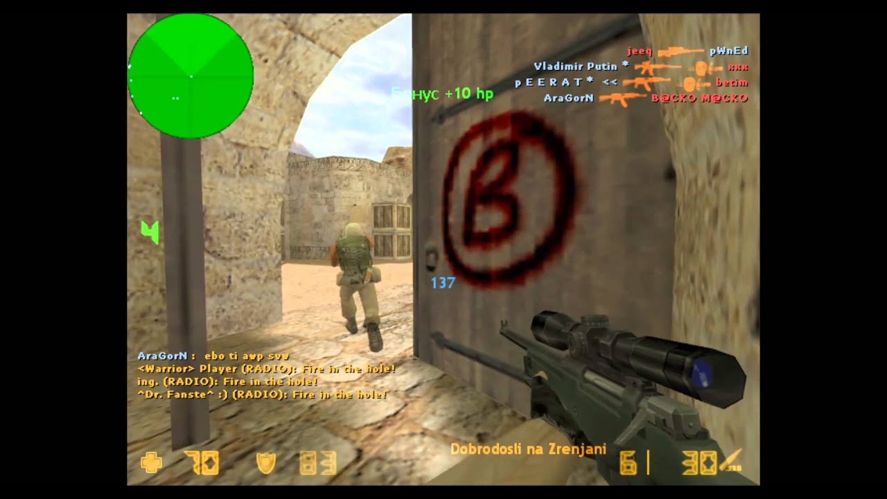 (K/D: 38-1) POV: jeeq @ Deathmatch CS 1.6 AWP gameplay 2016