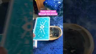How to cleanse a tarot deck #smokecleanse #smokecleansing #tarotdeck #sage #sagecleansing #ritual