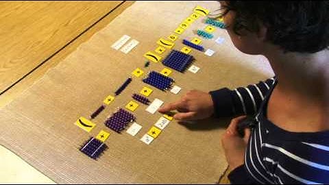 Squaring a Trinomial Algebraically (Montessori Elementary Math)