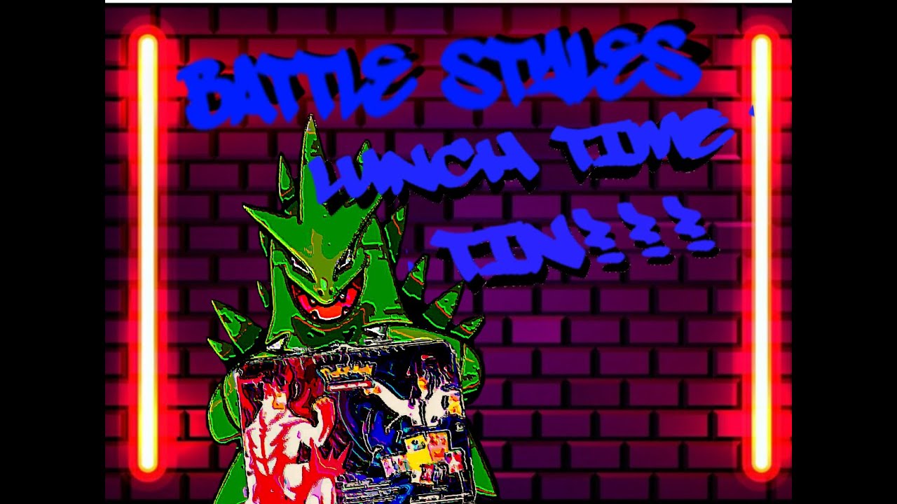 *LUNCH IS IN* BATTLE STYLES LUNCH BOX TIN!!!!