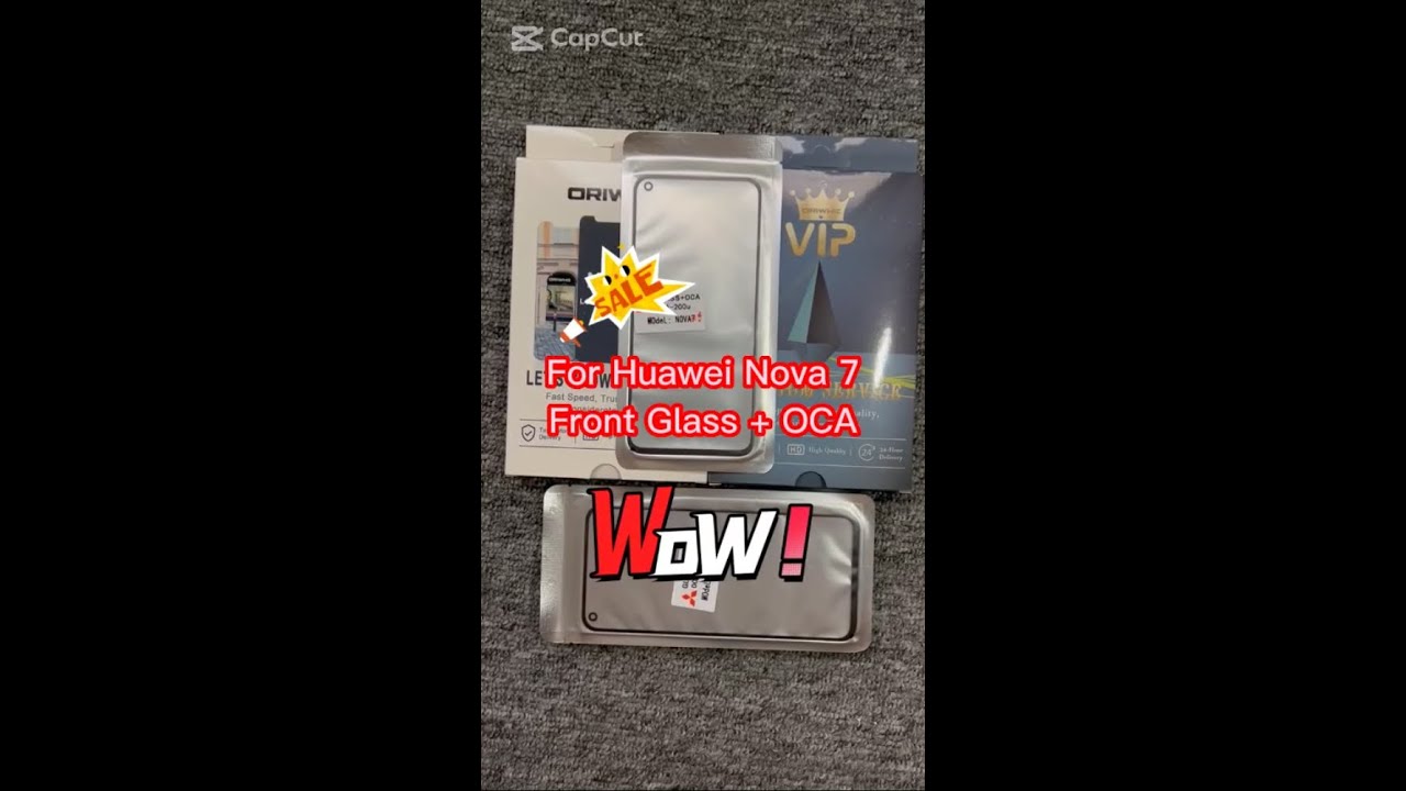 Front Glass Touch Screen For Huawei Nova 7 Front Panel LCD Display | oriwhiz.com
