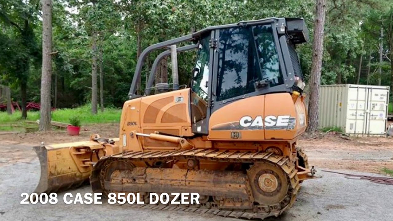 2008 CASE 850L DOZER - YouTube