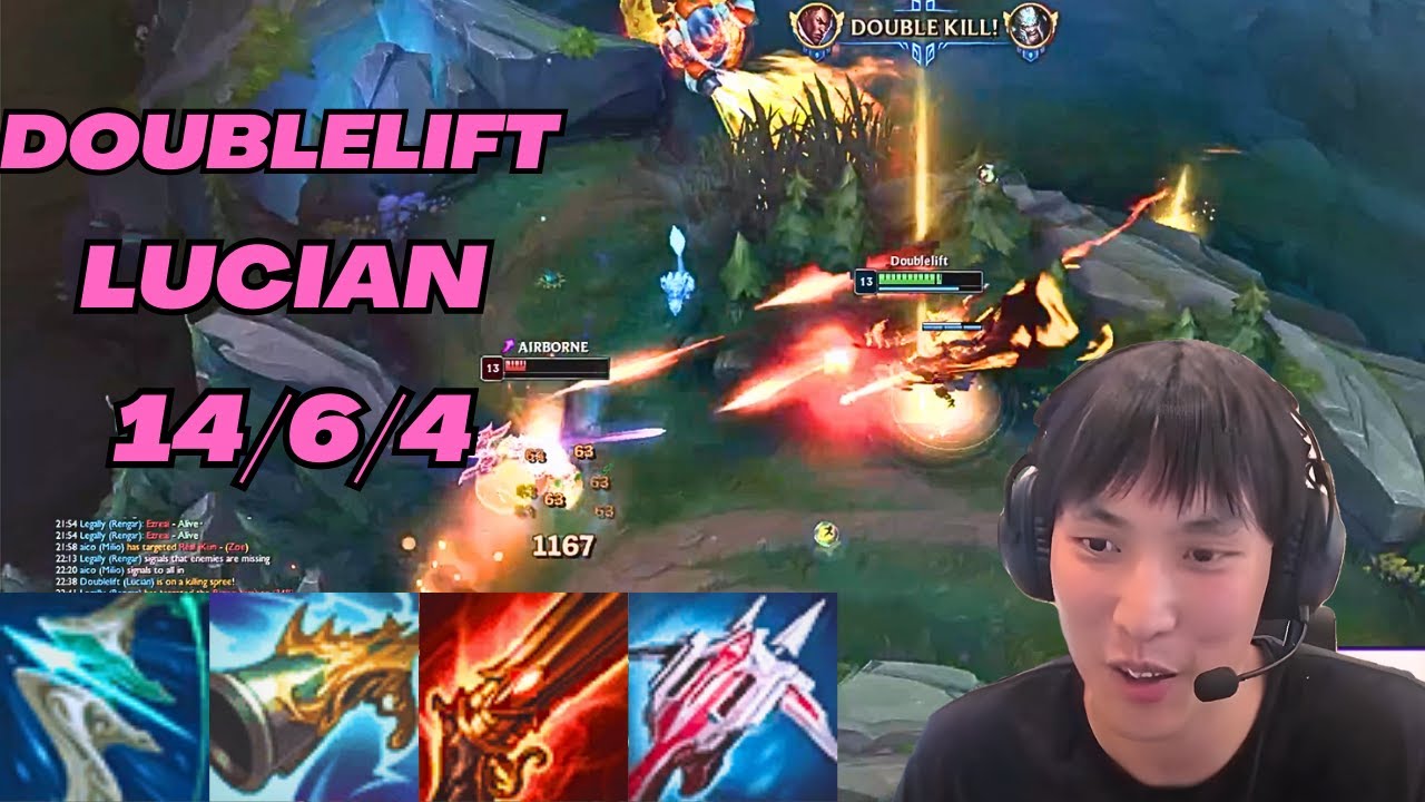 DOUBLELIFT PLAYS LUCIAN VS EZREAL ADC |NA MASTER PATCH 13.11| [League of Legends] Full Gameplay