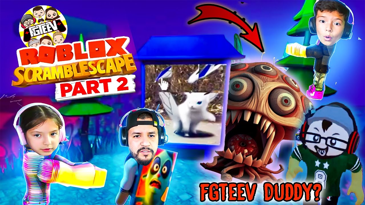 FGTEEV DUDDY PLAYED THE ENCHUANTED FOREST WITH US! FGTEEV'S NEW GAME! |SCRAMBLESCAPE ROBLOX!