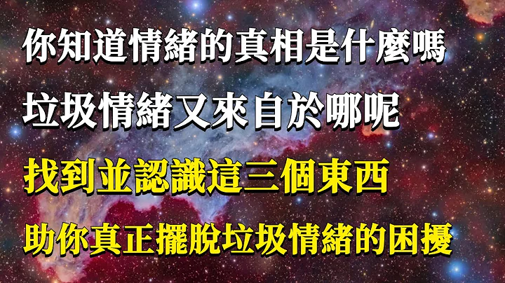 你知道情緒的真相是什麼嗎？垃圾情緒又來自於哪呢？找到並認識這三個東西，助你真正擺脫垃圾情緒的困擾！#能量#業力#宇宙#精神#提升 #靈魂 #財富 #認知覺醒 - 天天要聞