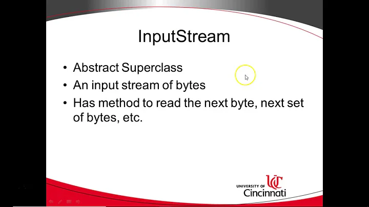 BufferedReader, InputStream, BufferedInputStream: Overview