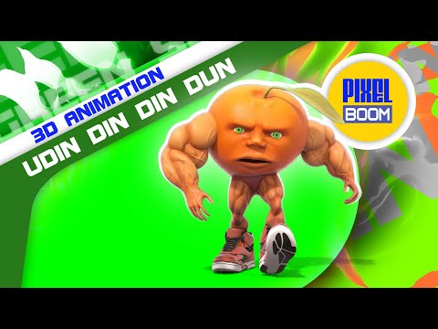 Blue Screen Udin Din Din Dun - Meme Brainrot - 3D Animation PixelBoom