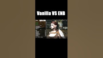 SKyrim Vanilla VS ENB #skyrim #skyrimmodded #moddedskyrim #gaming