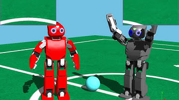 Robot simulator: DARwIn-OP in Webots