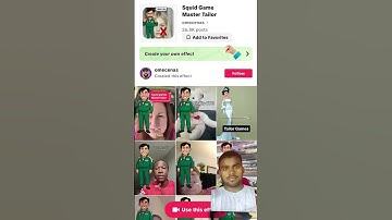 Squid game master tailor filter tutorial 👀 #shorts #squidgame #trending #viralshorts #gaming