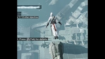 Jumping from THE HIGHEST VIEWPOINT in AC1 #assassinscreed #ac15 #Altair