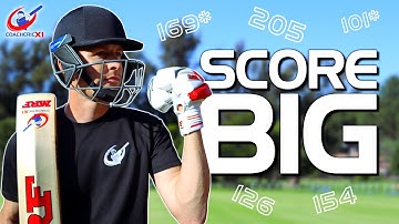 How to score more HUNDREDS and get BIG RUNS