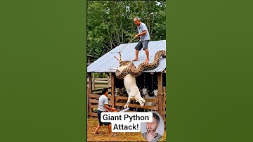 🚨 Farmers Risk It All to Save Goat From Giant Python Attack! | Heroic Rescue #animals #rescue