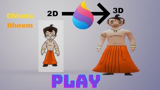 Windows 10 Paint3d Tutorial:  creating an superman and paint without any additional 3d software screenshot 3