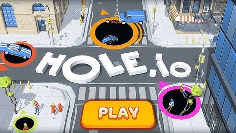 Hole.io | Game No. 1 | Leonel al Cuadrado #hole  #games  #iosgames
