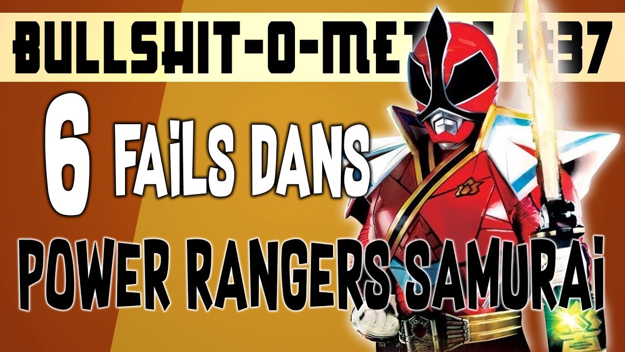 6 FAILS DANS POWER RANGERS SAMURAI - BOM #37 - YouTube