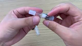 1ml Transparent Glass Empty Vape Cartridge 510 Thread in emptyvapecartridge.com