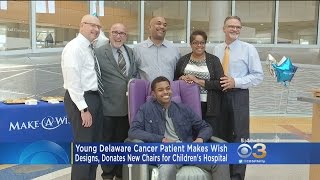 Cancer Patient Uses Make A Wish To Donate Lounge Chairs At Hospital