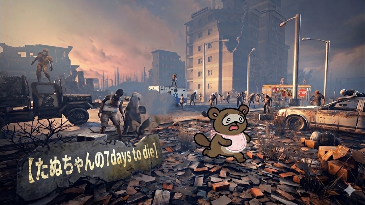 はじめての7 Days to Die 68日目（製品版）また再開します～ - YouTube