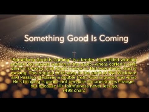 Something Good Is Coming - Inspirational Gospel Music & Lyrics | Worship Song for Church Choirs 2026