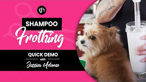 How do you froth shampoo? - Dog grooming shampoo f...