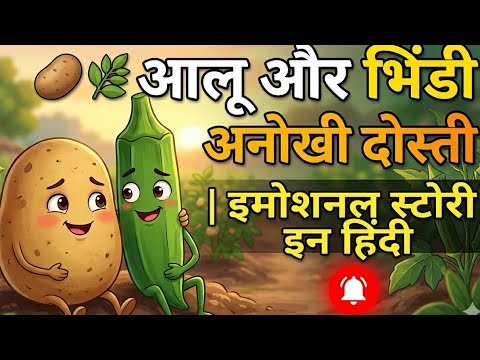 🥔🌿 आलू और भिंडी की अनोखी दोस्ती | Emotional Story in Hindi