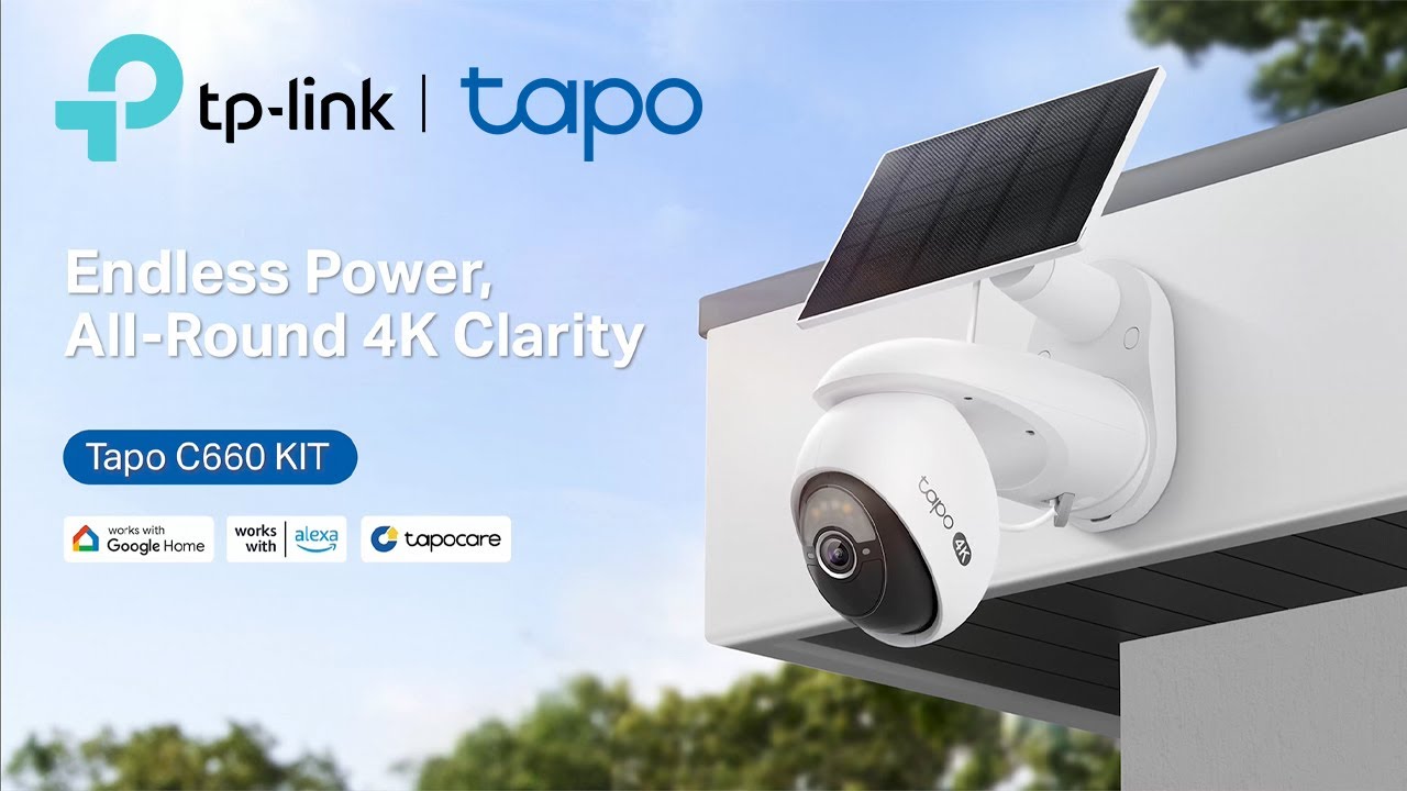C660 TP-Link | Tapo C660 KIT | Solar-Powered Pan/Tilt Security Camera Kit ...