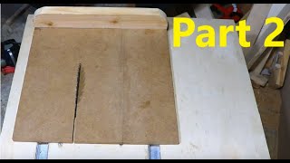 DIY Make it sample mini Table Saw Fence For Homemade Table Saw PART 2