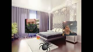 Morgz is not afraid of spiders in real life 