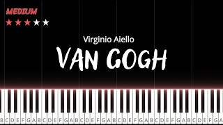 Van Gogh - Virginio Aiello | INTERMEDIATE Piano Tutorial! Resimi