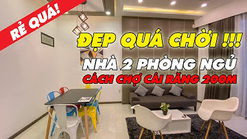 (ĐÃ BÁN) Nhà Cực Đẹp Giá Cực Rẻ Cách Chợ Cái Răng 200m Full Nội Thất