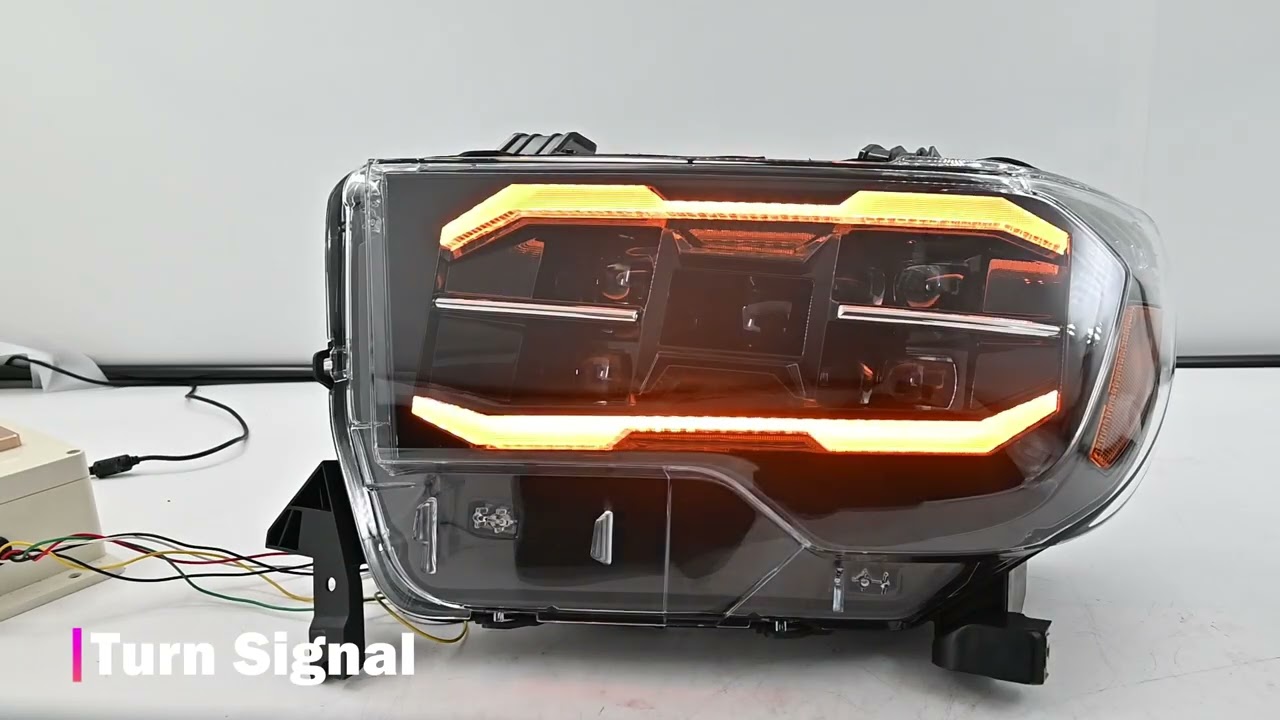 TT-ABC プロジェクター LED ヘッドライト 2014-2021 トヨタ タンドラ